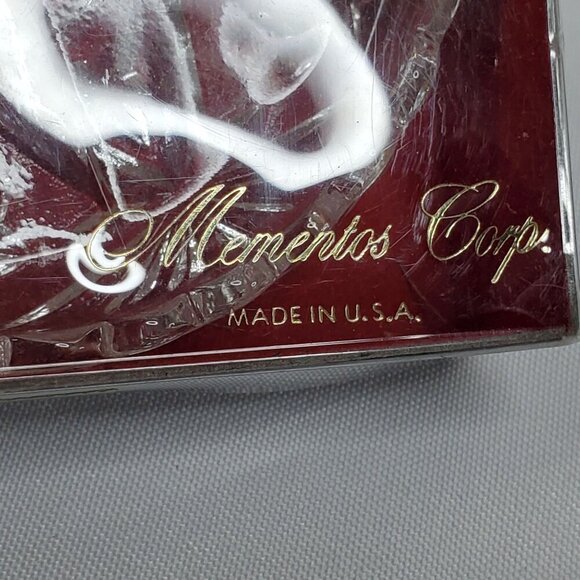 VTG Disneyland Mickey Mouse Crystal Trinket/ jewelry Dish USA Collector NOS - Picture 8 of 10